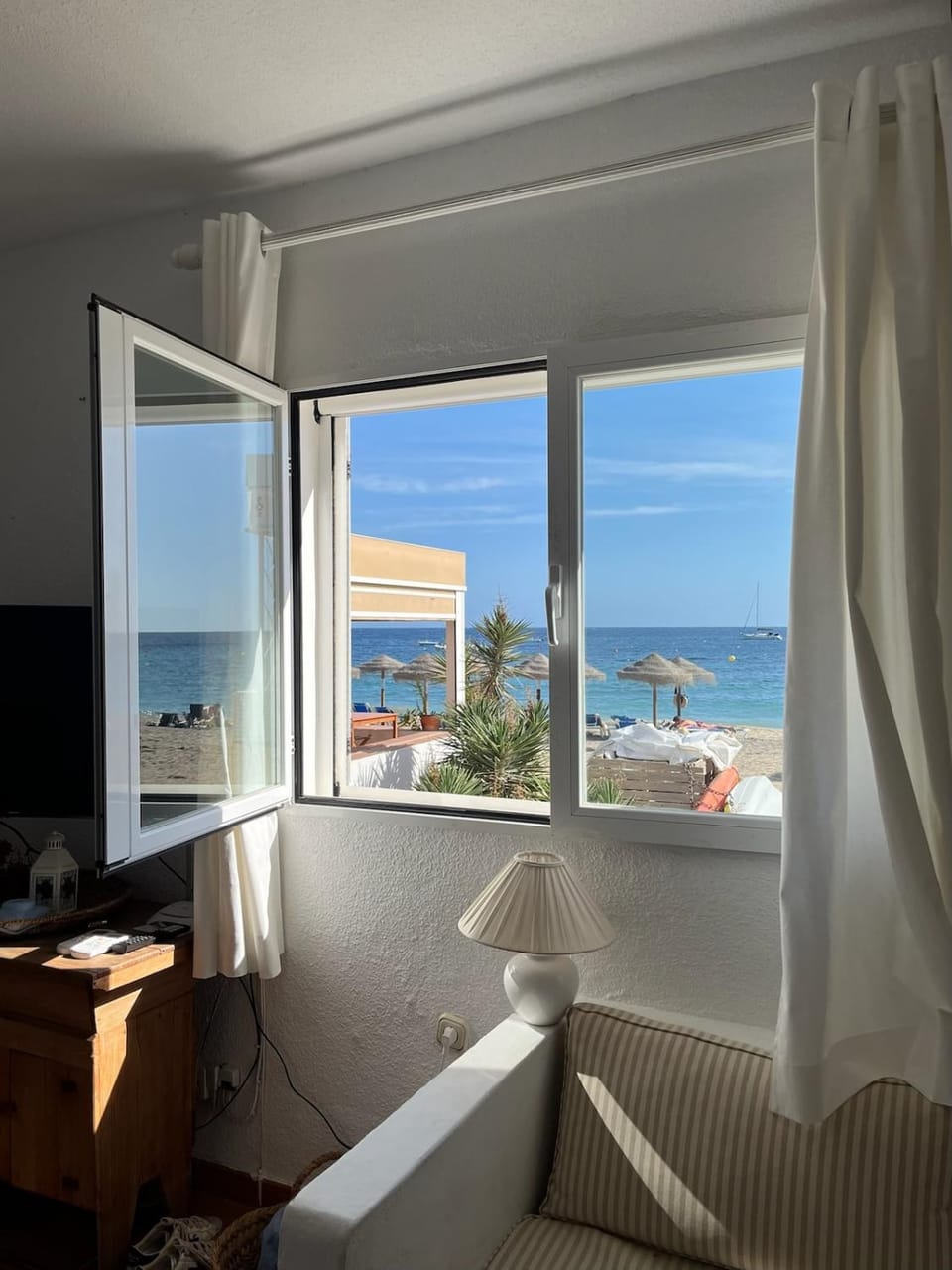 Living room, Beach, Sea view