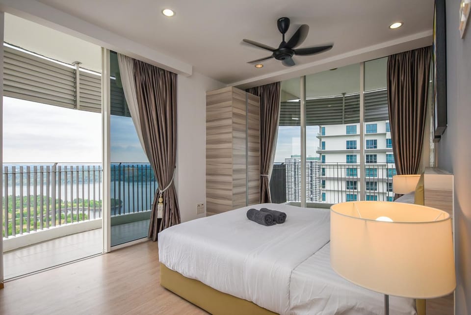 Bedroom, Sea view