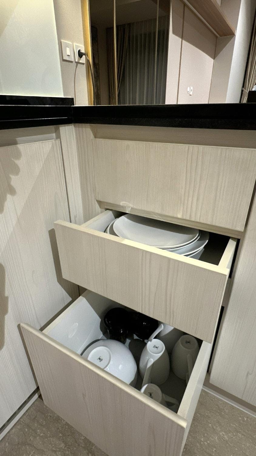 Kitchen or kitchenette, kitchen