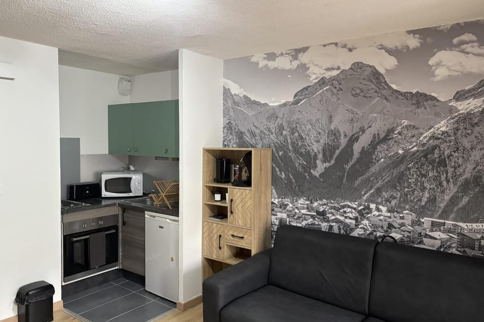Studio with mountain view balcony Apartment in Les Deux Alpes