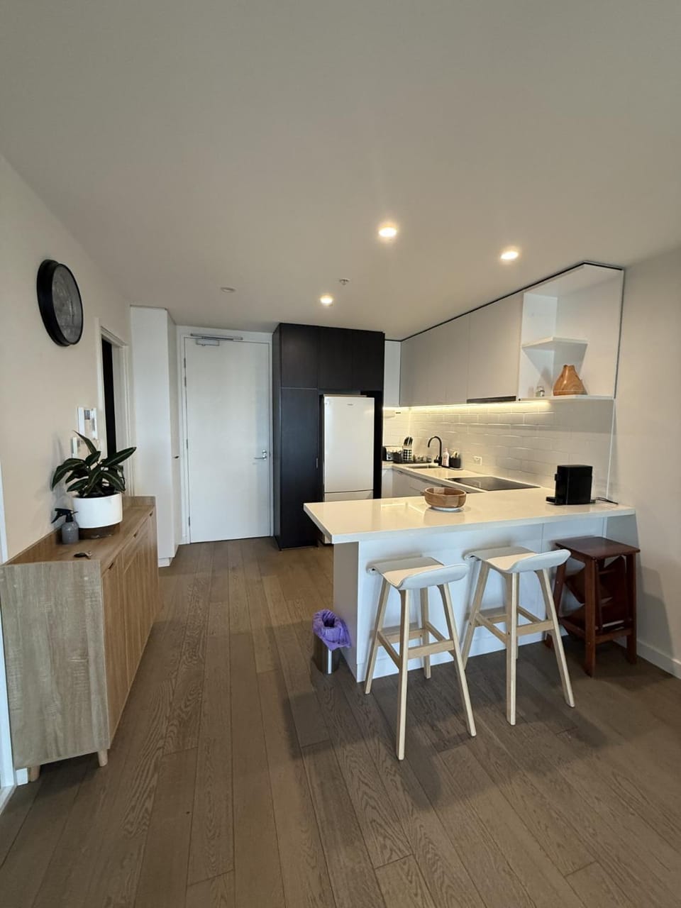 Kitchen or kitchenette, oven, stove