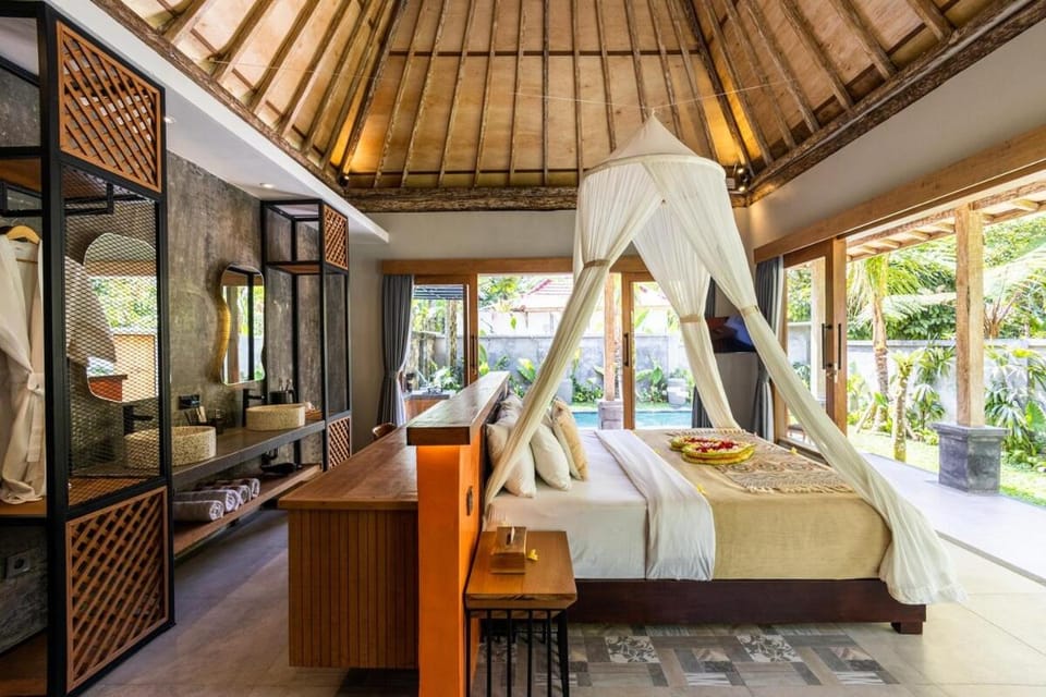 Djiwa Suite private pool at Govinda house Villa in Tampaksiring