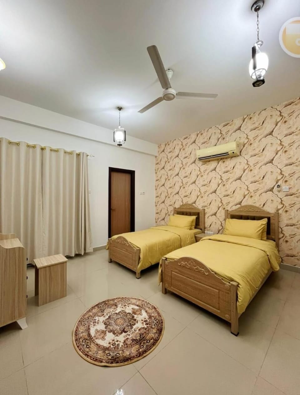 Bed, Bedroom, air conditioner