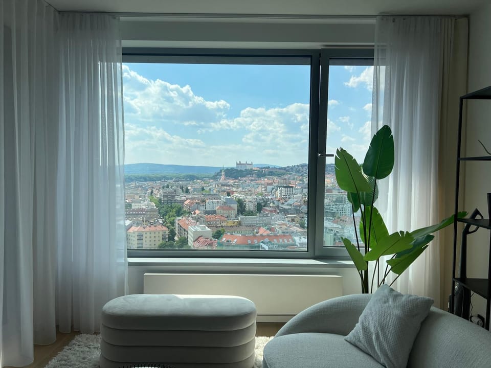 Living room, City view