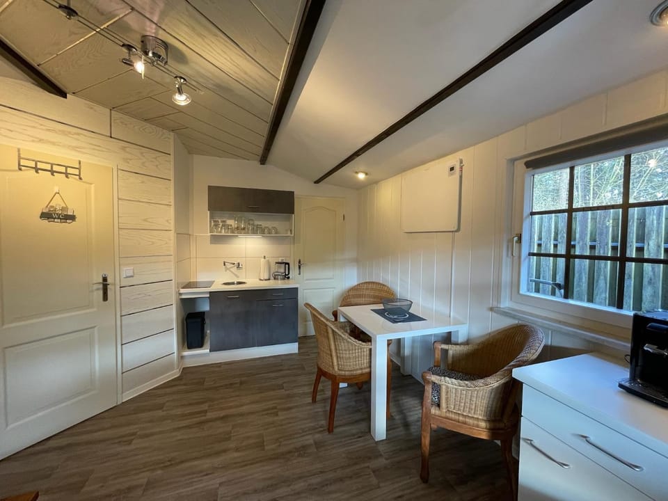 Kitchen or kitchenette, Living room, Dining area