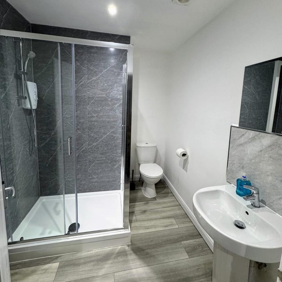 Shower, Toilet, Bathroom, towels