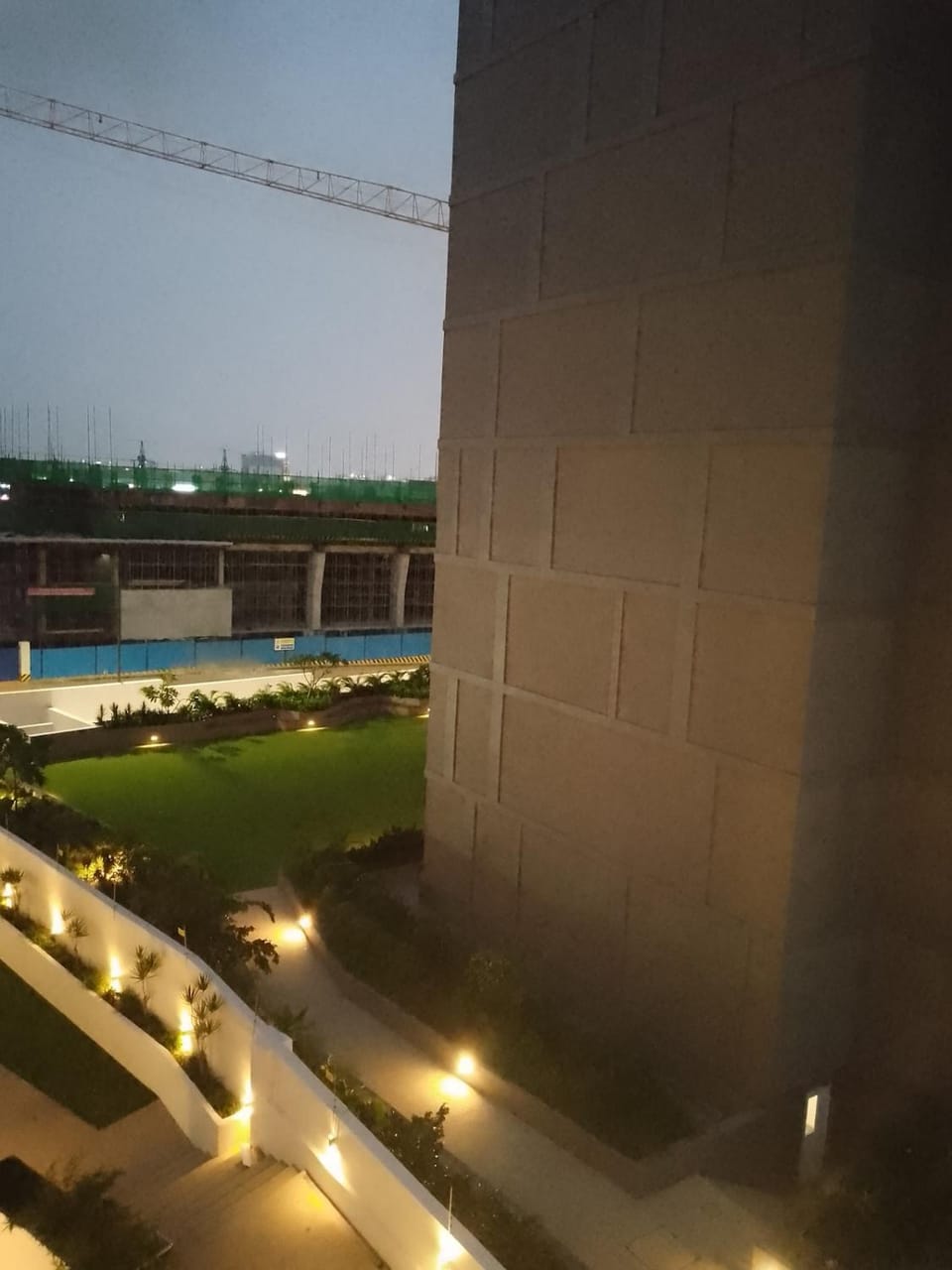 Night, Garden view