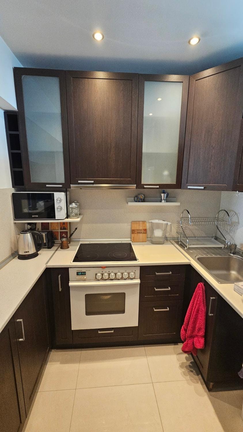 Coffee/tea facilities, Kitchen or kitchenette, minibar, oven, stove, toaster, towels, kitchen