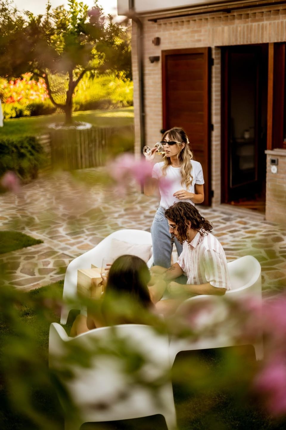 Day, People, Garden, Garden view
