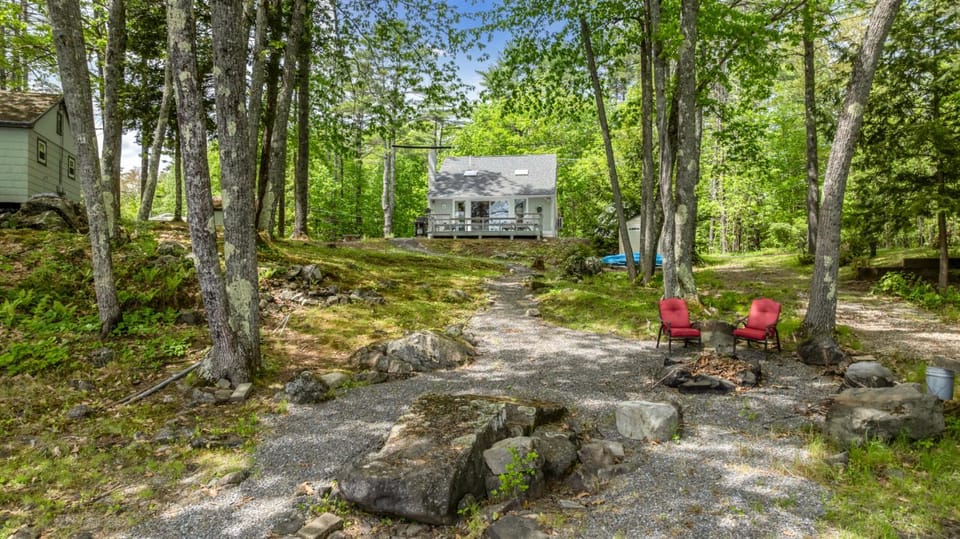 Natural landscape, fireplace