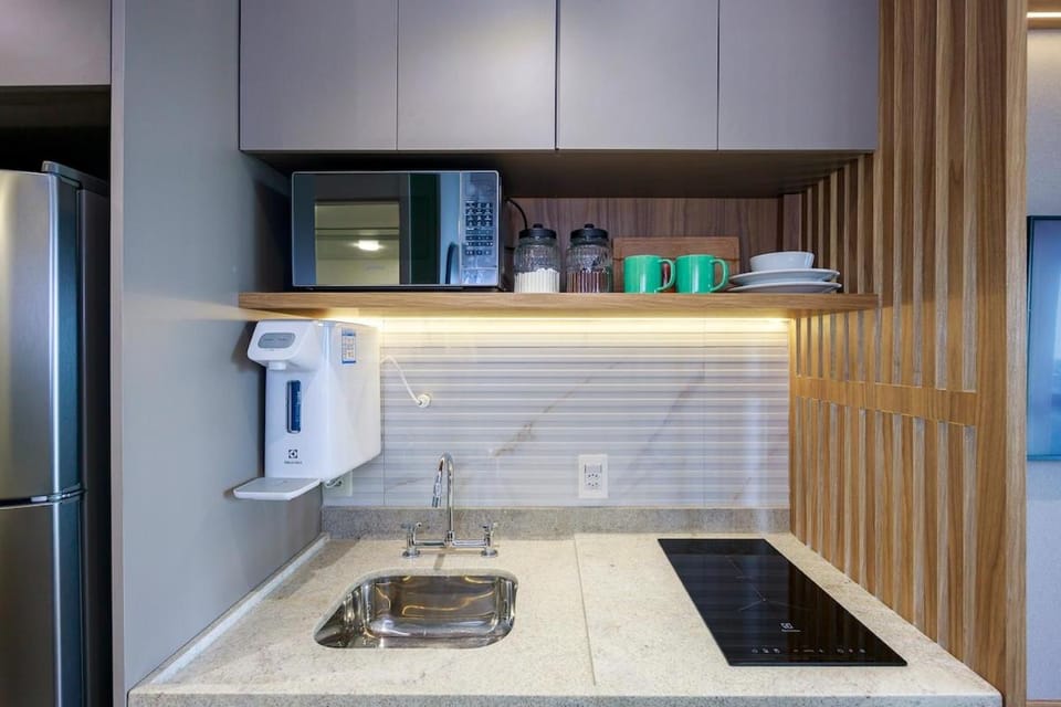 Studio Veneza Novidade! Ao lado da Berrini e metrô Brooklin Apartment in Sao Paulo City