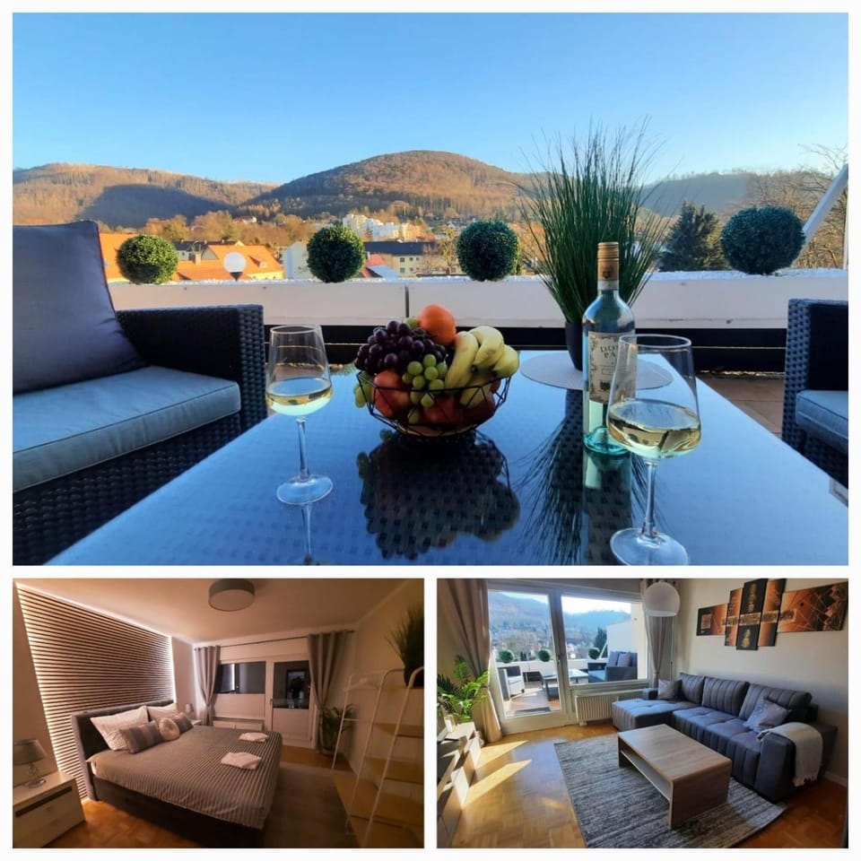 Balcony/Terrace, Living room, Photo of the whole room, Bedroom, Mountain view