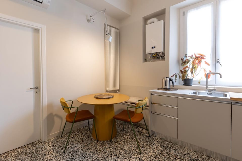 Dining area, air conditioner