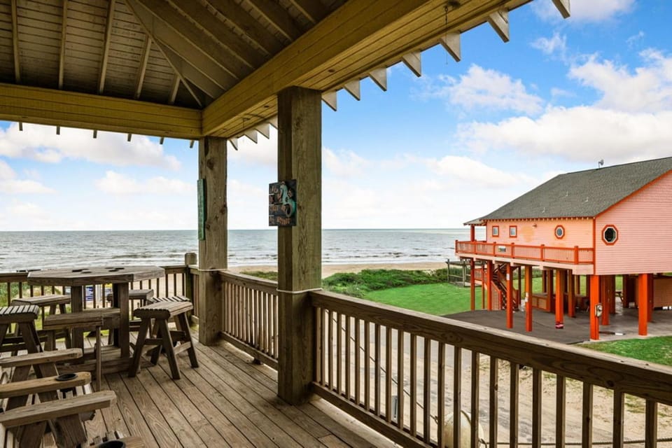 Balcony/Terrace, Dining area, Beach, Sea view