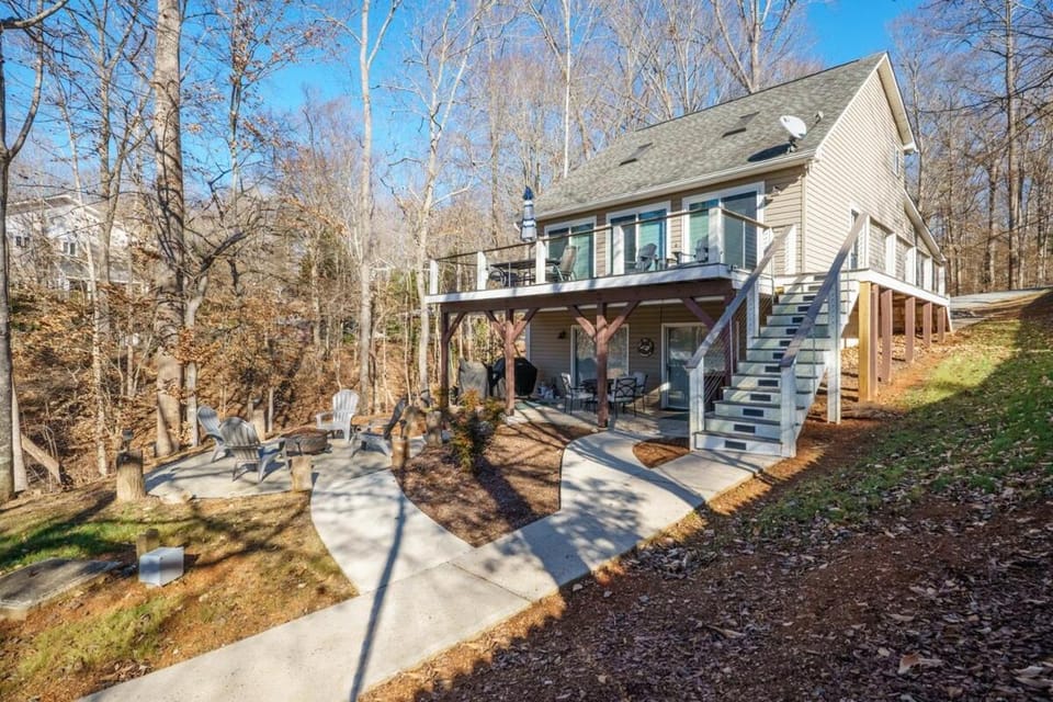 Property building, Spring, Garden, Garden view