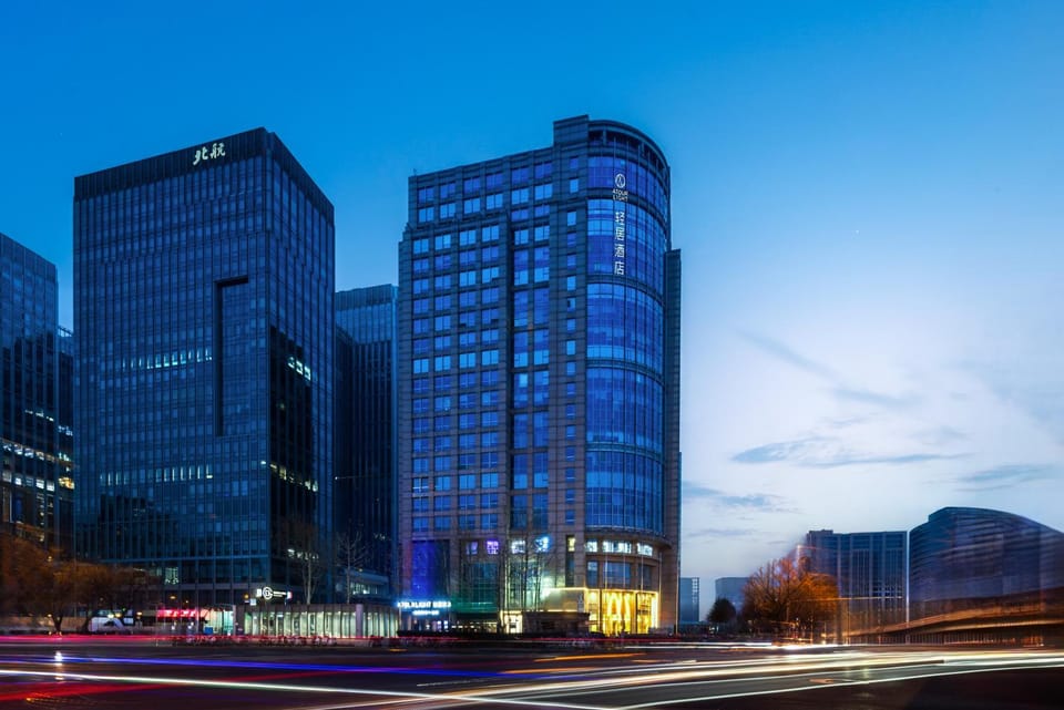 Property building, Night, City view
