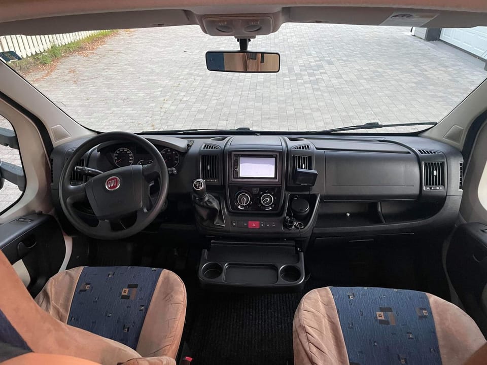 Motorhome in Northern Norway Campground/ 
RV Resort in Nordland, Norway