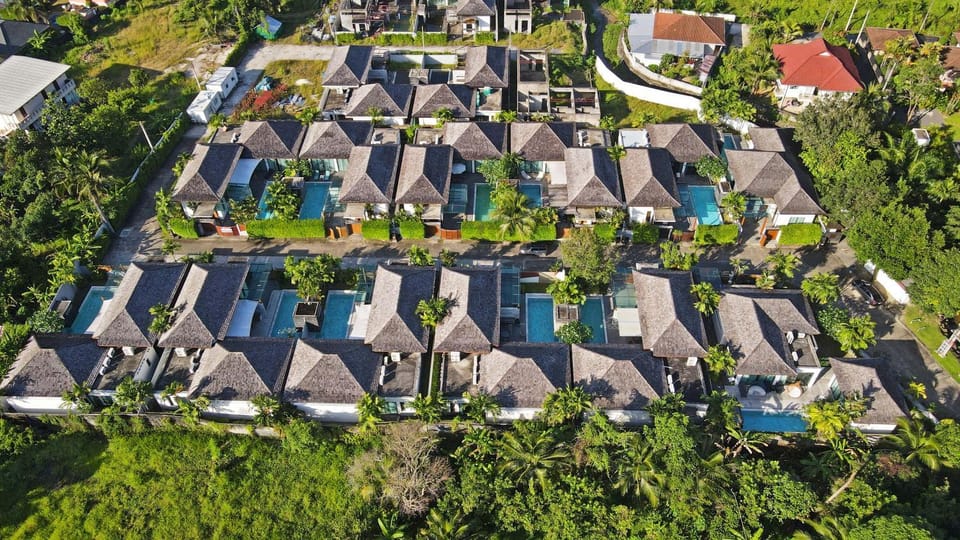 Property building, Natural landscape, Bird's eye view