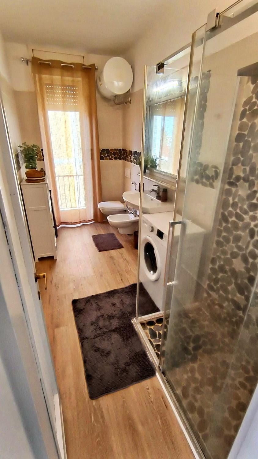 Shower, Bathroom, washing machine