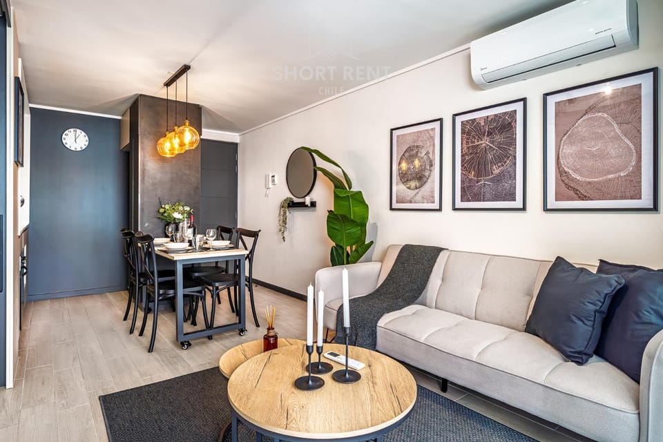 CSN2 AC, 3 blocks from Moneda Metro station, central and luxurious Apartment in Santiago