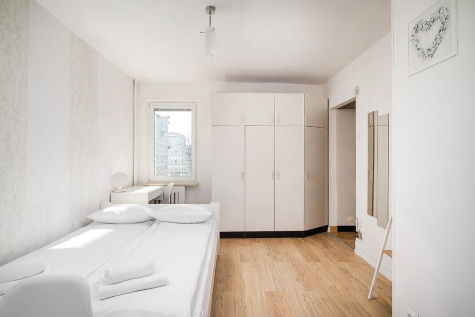 Bed, Photo of the whole room, Bedroom, towels, wardrobe