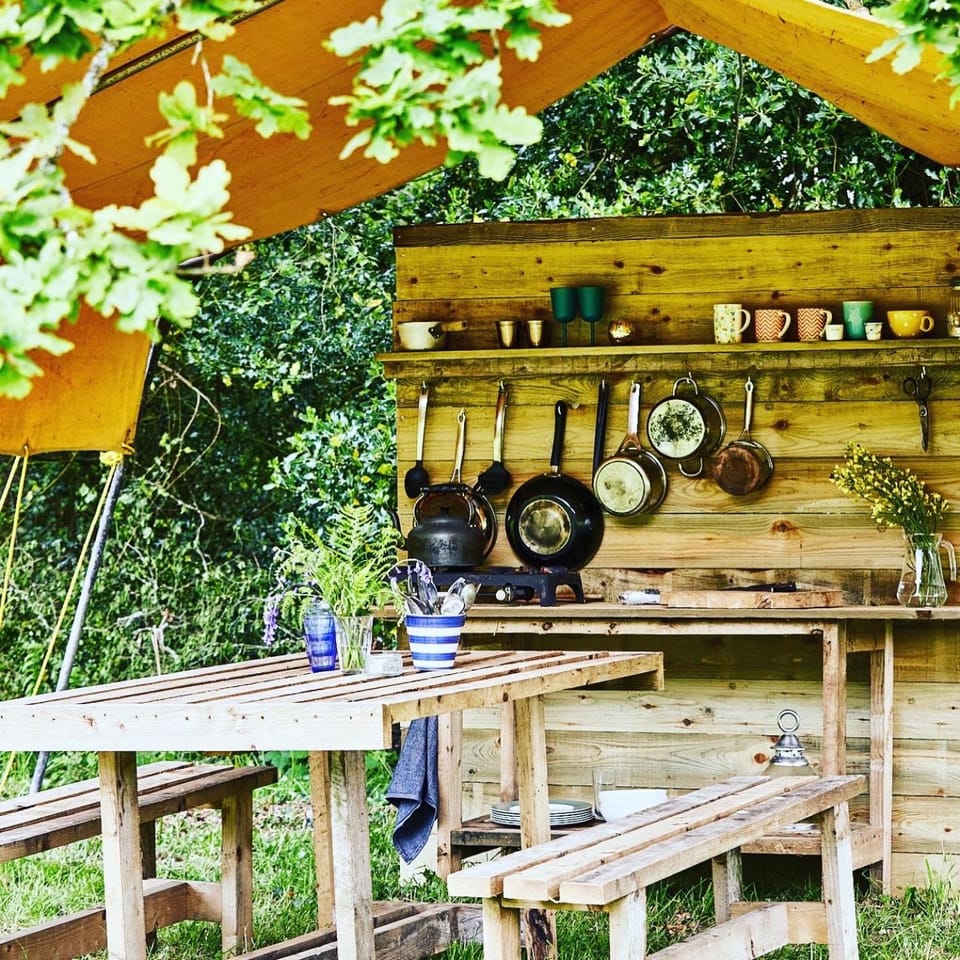 Lickham Bottom Camping Luxury tent in Taunton Deane