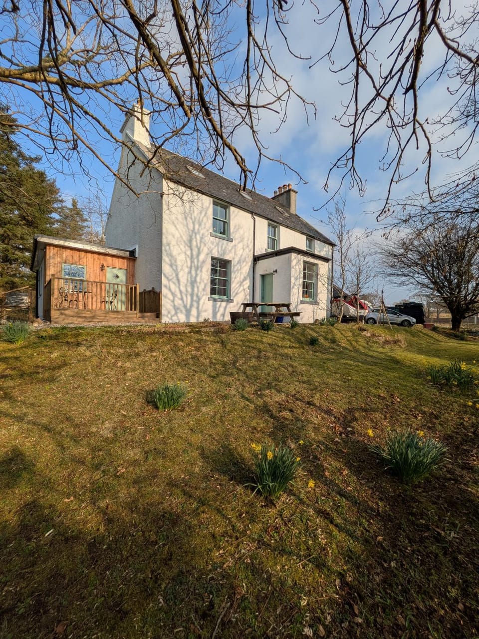 Property building, Garden view