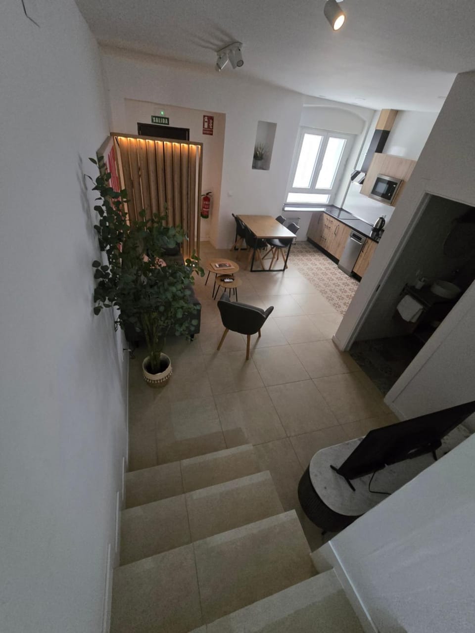 Kitchen or kitchenette, Living room
