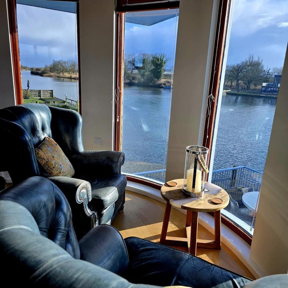 Living room, Seating area, River view