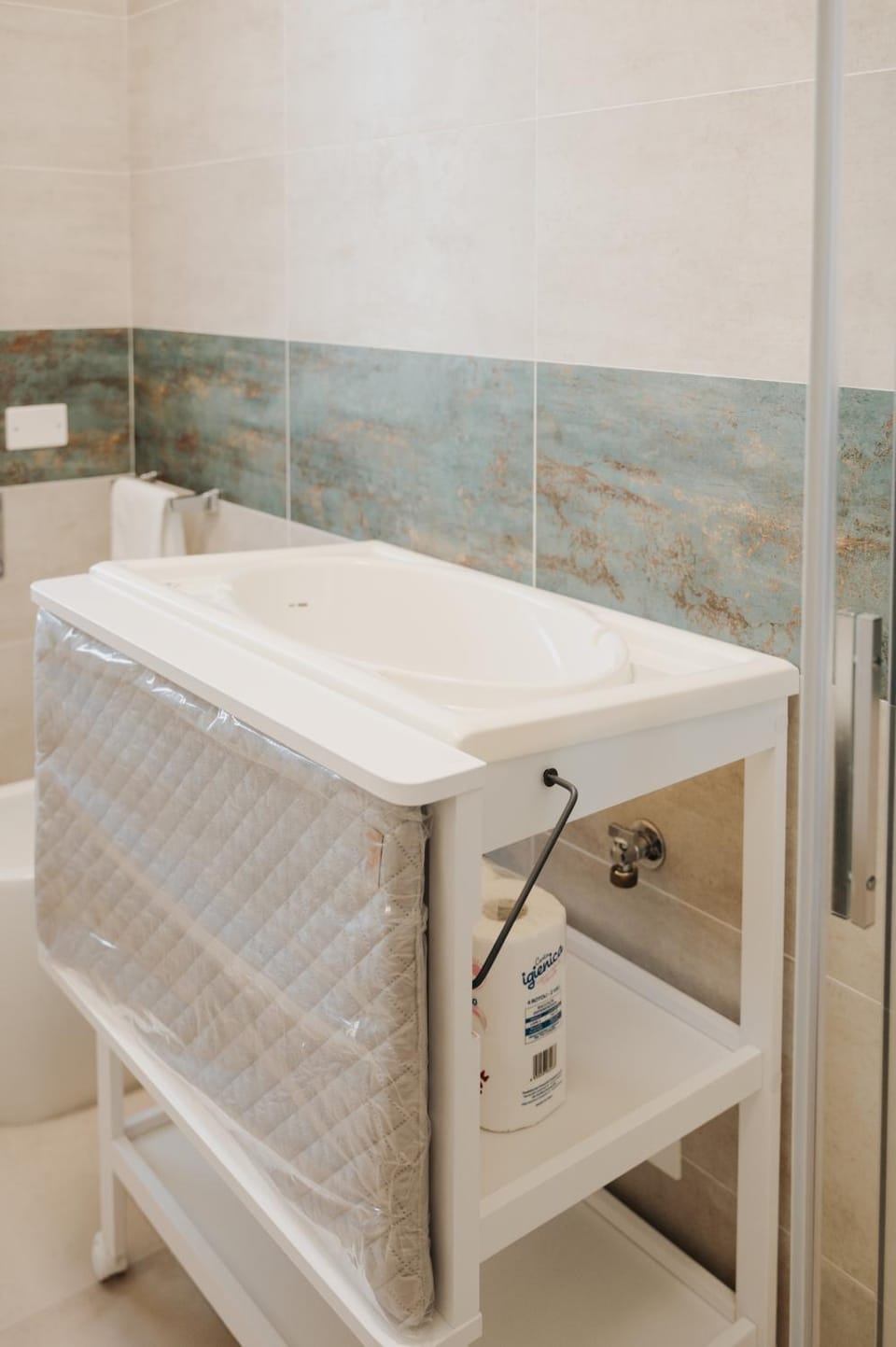 Bathroom, young children