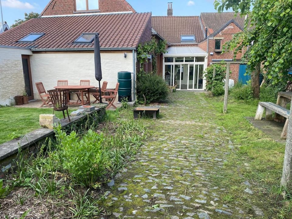 Property building, Patio, Garden, Garden view