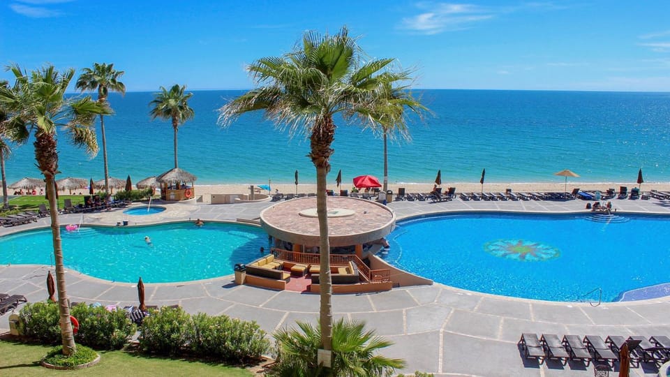 Day, Beach, Sea view, Swimming pool, Swimming pool, sunbed