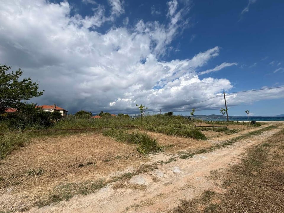 Empty Rv Parking Campground Beachfront Campground/ 
RV Resort in Halkidiki