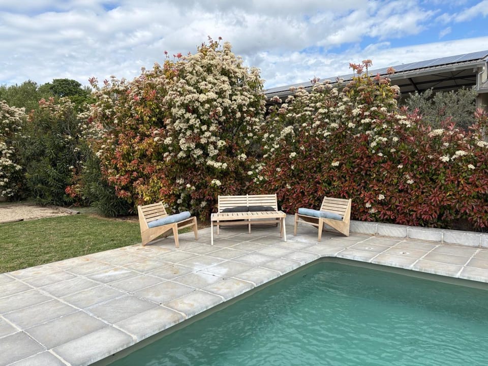 Swimming pool, furniture