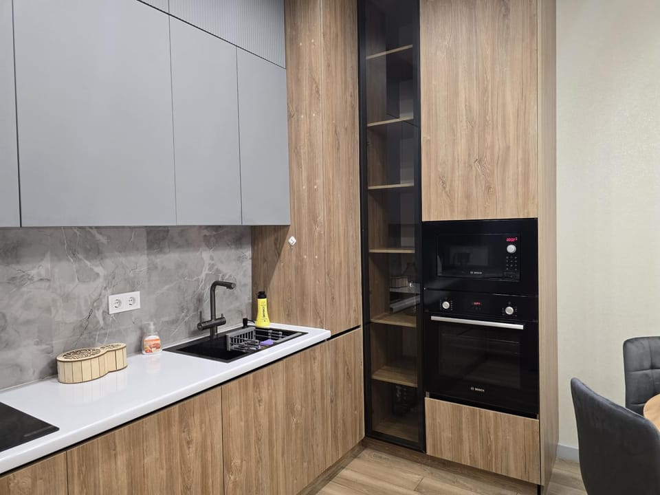 Coffee/tea facilities, Kitchen or kitchenette, minibar, oven