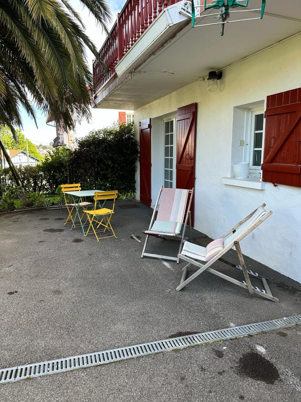 chambre avec terrasse et coin repas Apartment in Ciboure