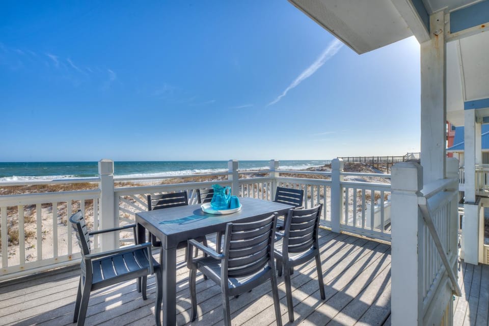 Patio, View (from property/room), Balcony/Terrace, Beach, Sea view