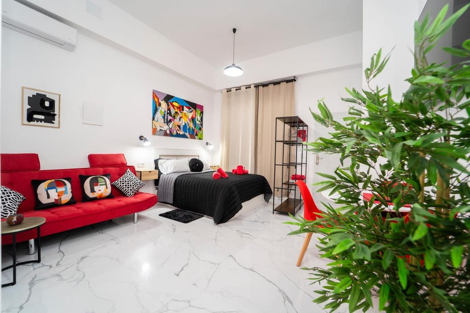Living room, Seating area, Bedroom