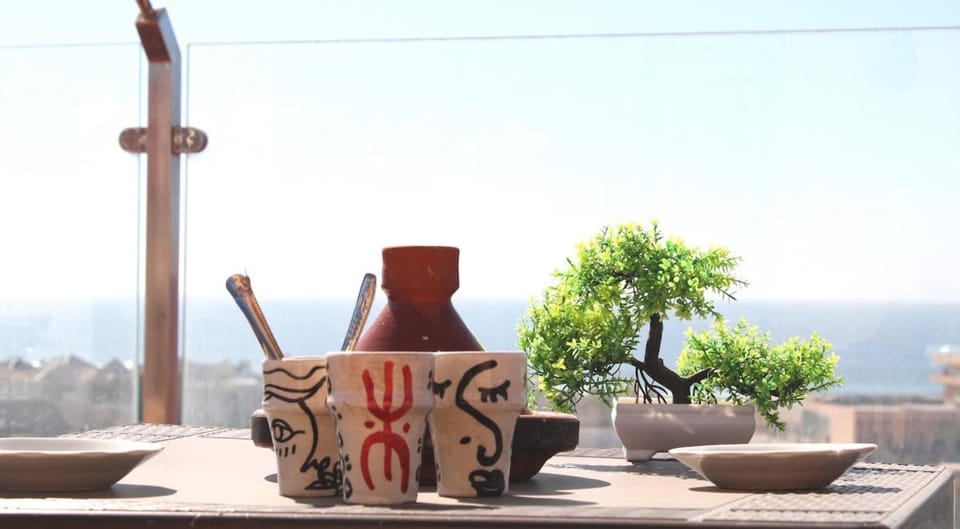 View (from property/room), Balcony/Terrace, Sea view