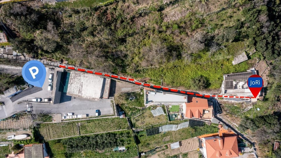 Bird's eye view, Street view, Parking