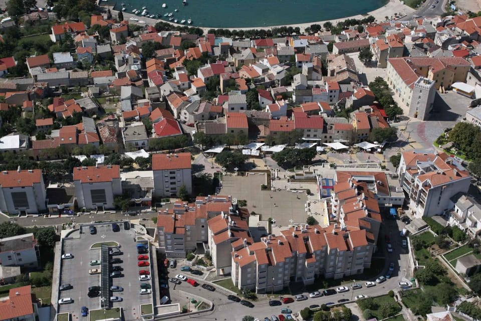 Nearby landmark, Bird's eye view, Summer
