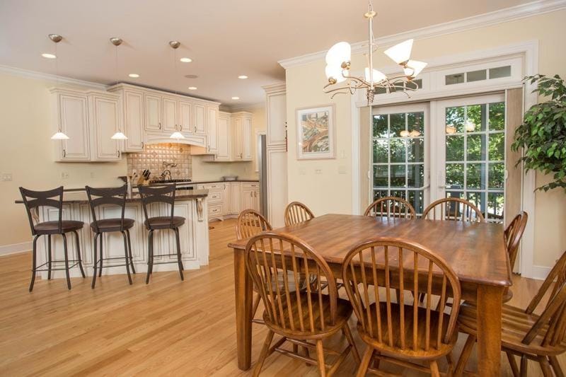 Kitchen or kitchenette, Dining area