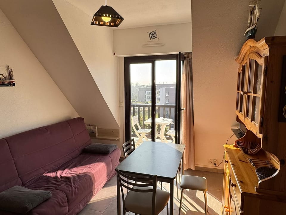 Appartement 2 pièces accès direct plage, animaux acceptés, Wifi - FR-1-487-378 Apartment in Cabourg