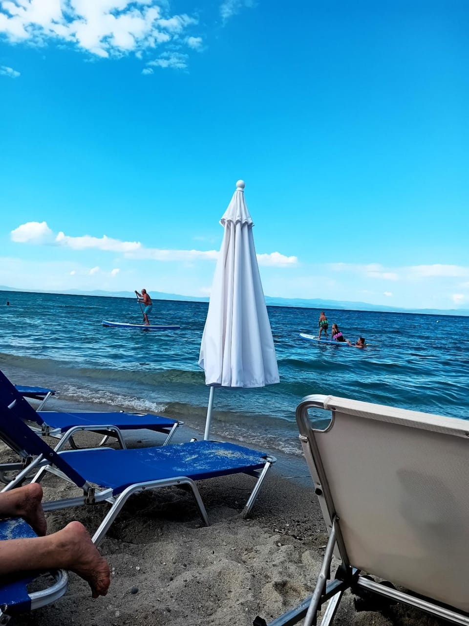 Beach, sunbed
