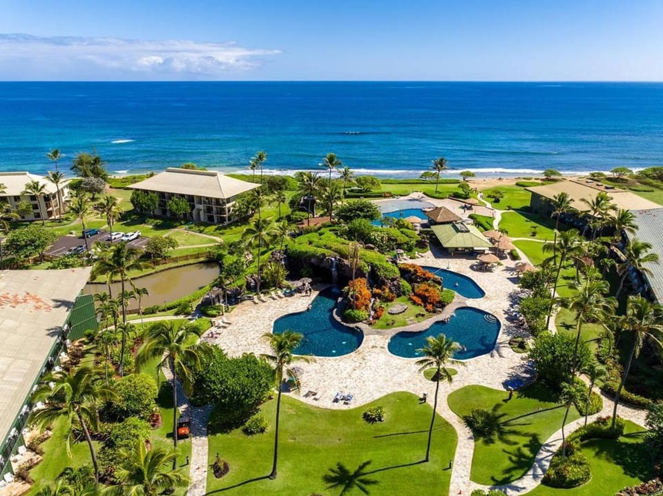 Exclusive Kauai Beachfront Resort with Dining, Bar, Spa, Pool & Waterslide Apartment in Kauai
