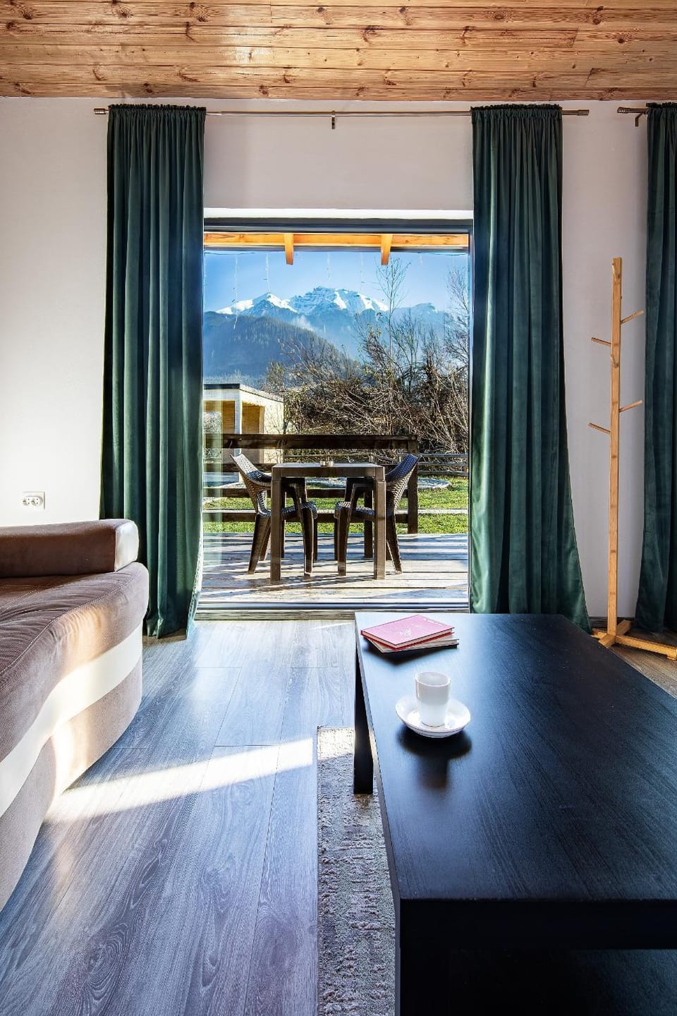 Natural landscape, Living room, Seating area, Dining area, Mountain view