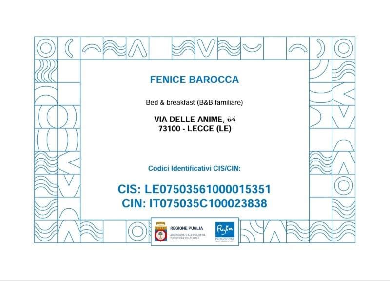 B&B Fenice Barocca Bed and Breakfast in Lecce