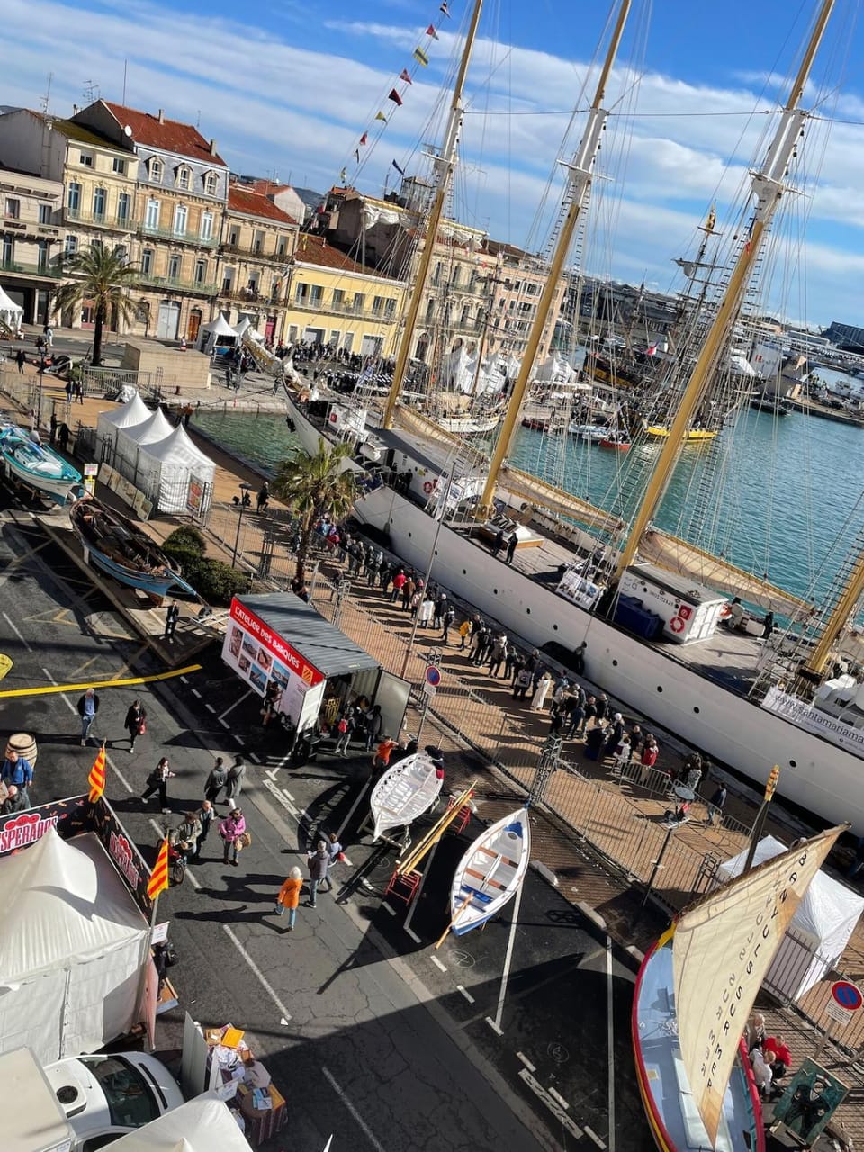 'Le Golfe' Vue Mer et Canal,Parking, Clim, au Centre Apartment in Occitanie