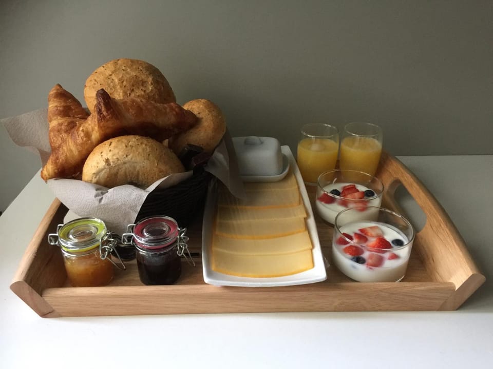 Food close-up, Continental breakfast