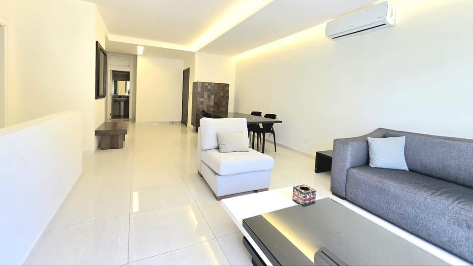 Living room, Seating area, air conditioner